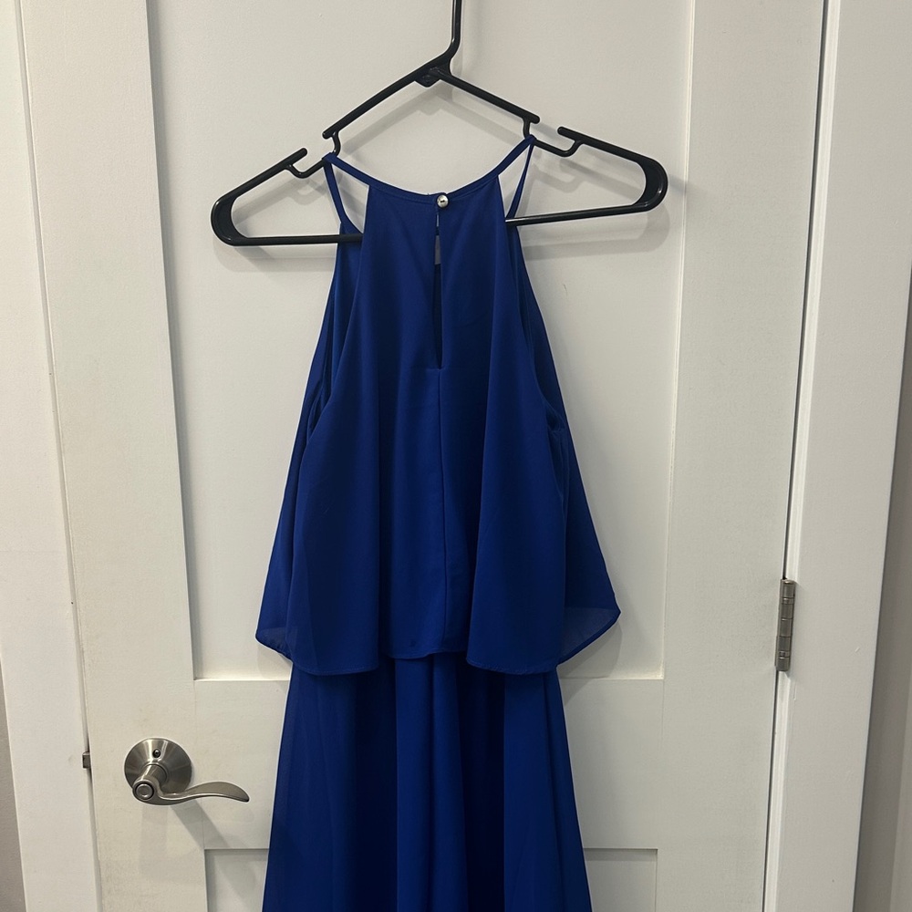 Lulu's Royal Blue Sleeveless Dress - Picture 4 of 4